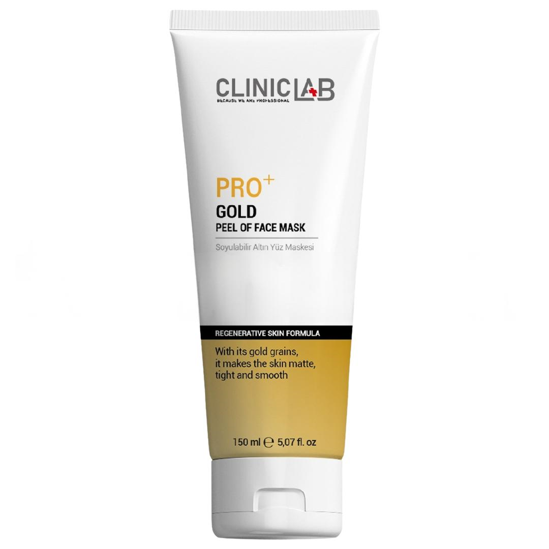 Cliniclab Pro+ Soyulabilir Altın Yüz Maskesi 150 ml