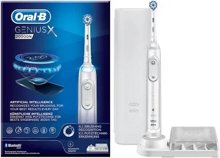 Oral-B Genius X Beyaz Yapay Zeka Destekli Şarj Edilebilir Diş Fırçası