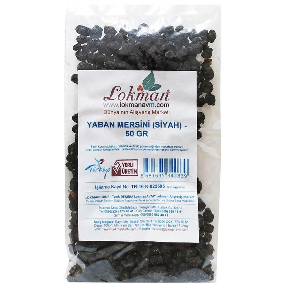 Lokmanavm Yaban Mersini Acı Siyah 50 gr