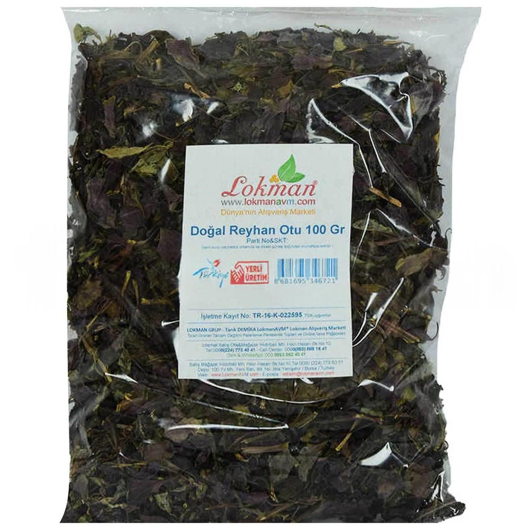 Lokmanavm Doğal Reyhan Otu Mor 100 gr
