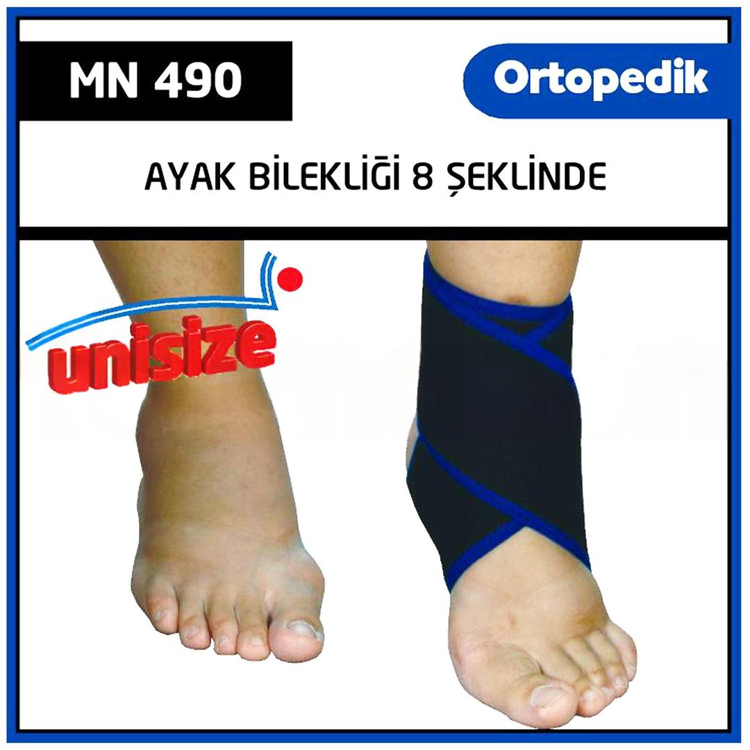 Minion Ayak Bilekliği 8 Bandajı Yetişkin Standart Size