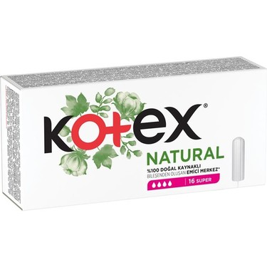KOTEX NATURAL TAMPON NORMAL 16 lı
