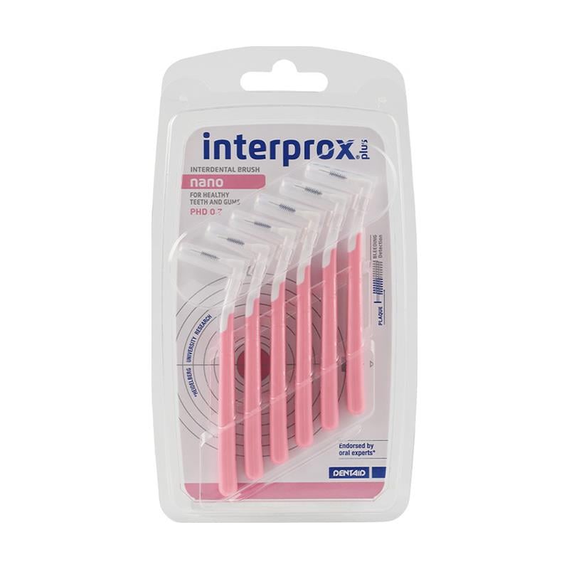 Dentaid INTERPROX Plus 2G Nano Blister 6 Adet - Pembe