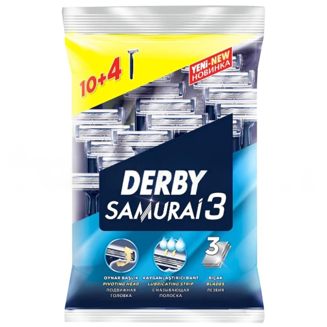 Derby Samurai 3 Bıçaklı Tıraş Bıçağı 14'lü