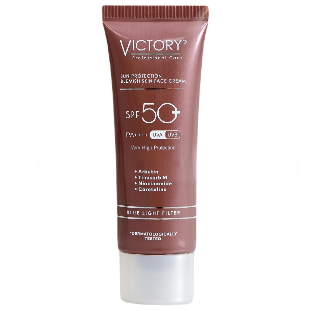 Victory Yüz Kremi Leke Karşıtı Mavi Işık Filtreli Tüp SPF50+ 50 ml