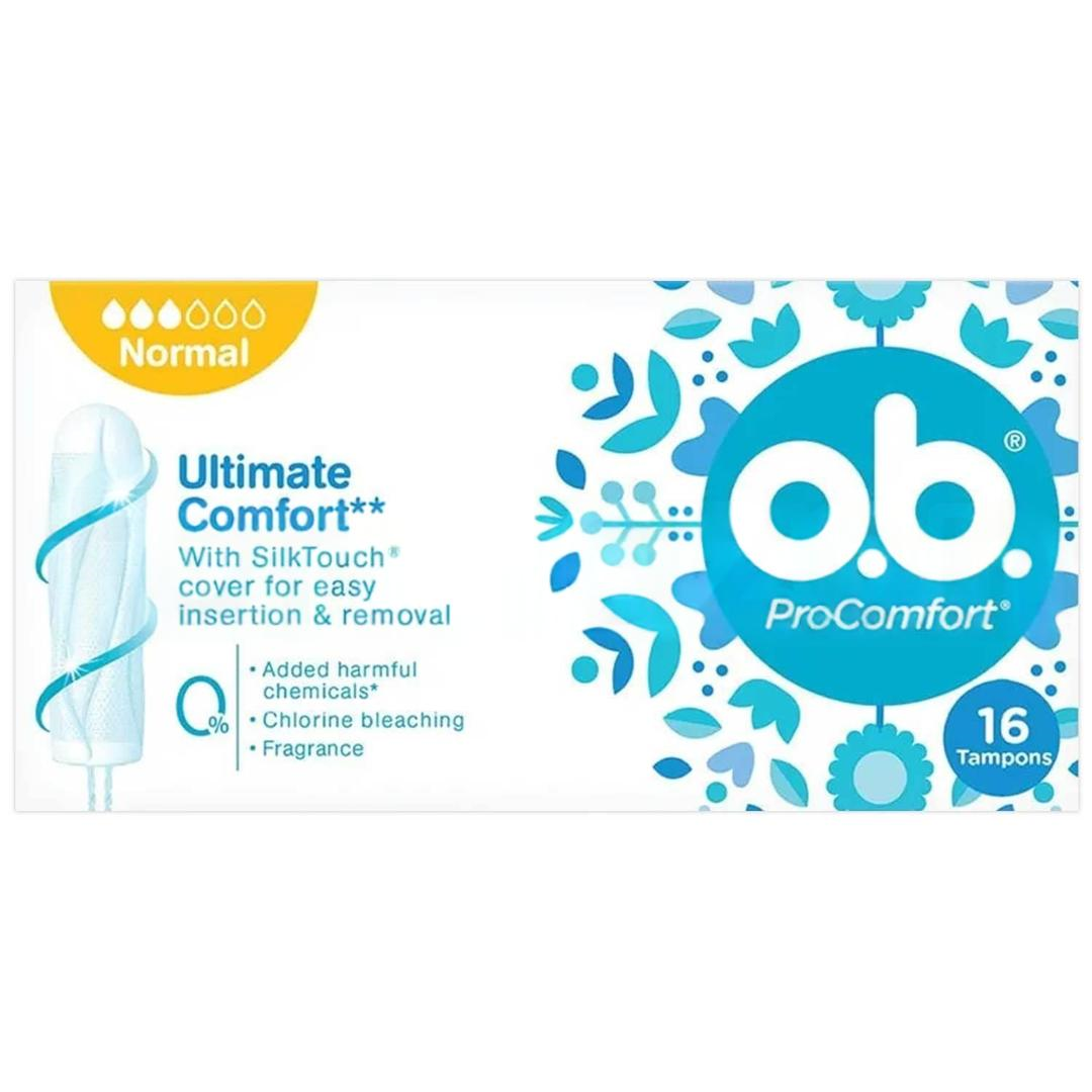 O.B. Ultimate Comfort Tampon Normal 16'lı