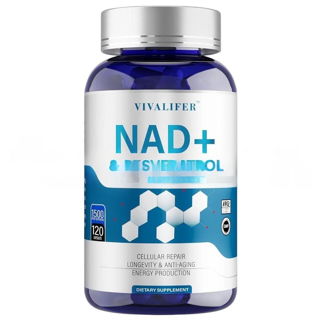 Vivalifer Liposomal Nad+ Supplement Ultra-Pure High Absorption Nicotinamide Riboside 1500 mg 120 Tablet - İthal