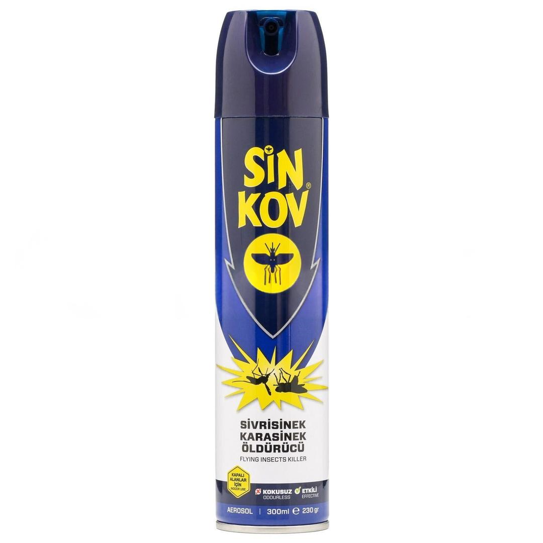Sinkov Toks Kokusuz Su Bazlı Sivrisinek ve Karasinek Öldürücü Aerosol Sprey 300 ml