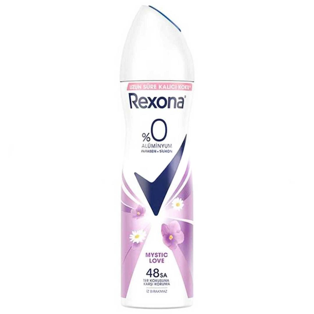 Rexona Kadın Sprey Deodorant Mystic Love %0 Alüminyum 48 Saat Koruma 150 ml