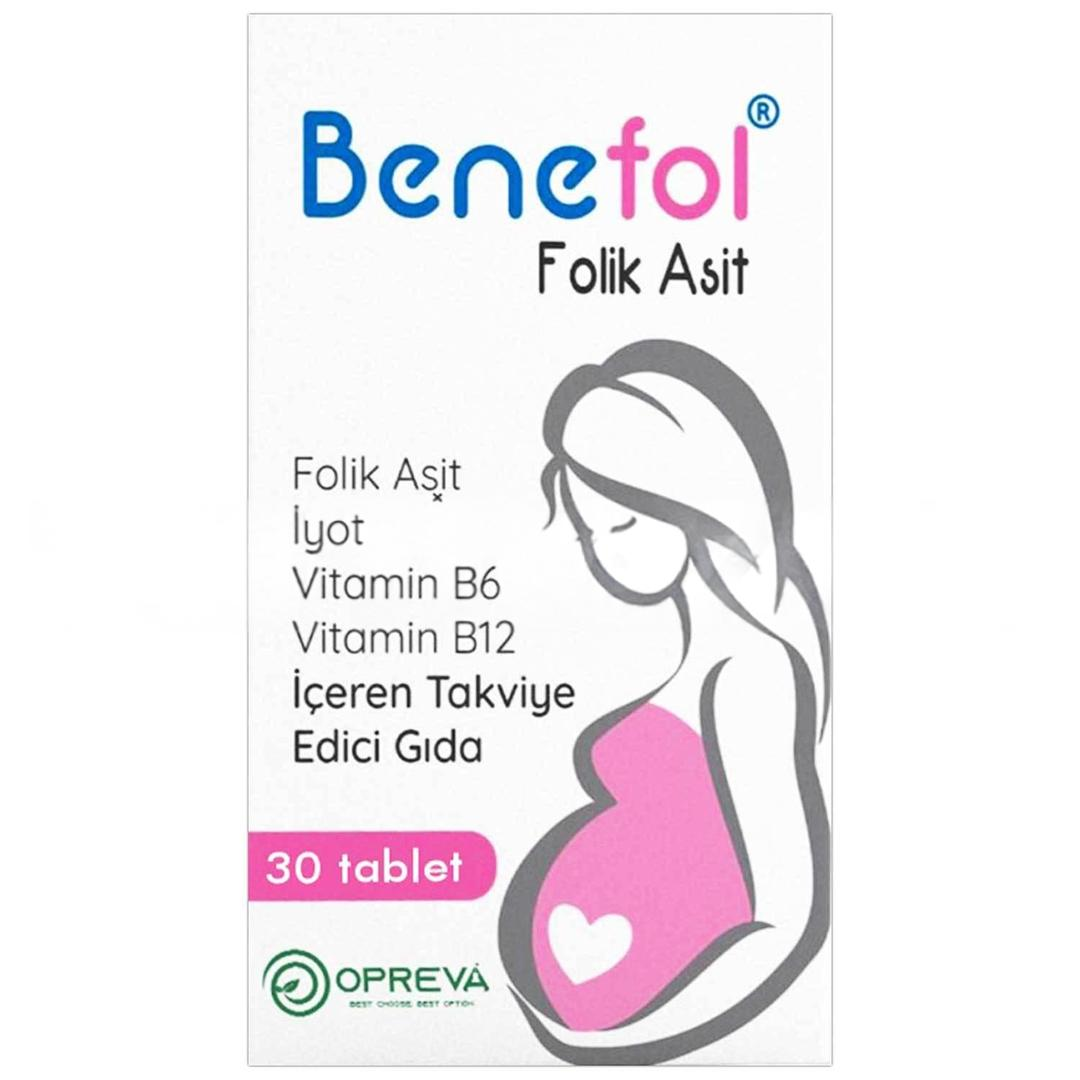 Benefol Folik Asit 30 Tablet