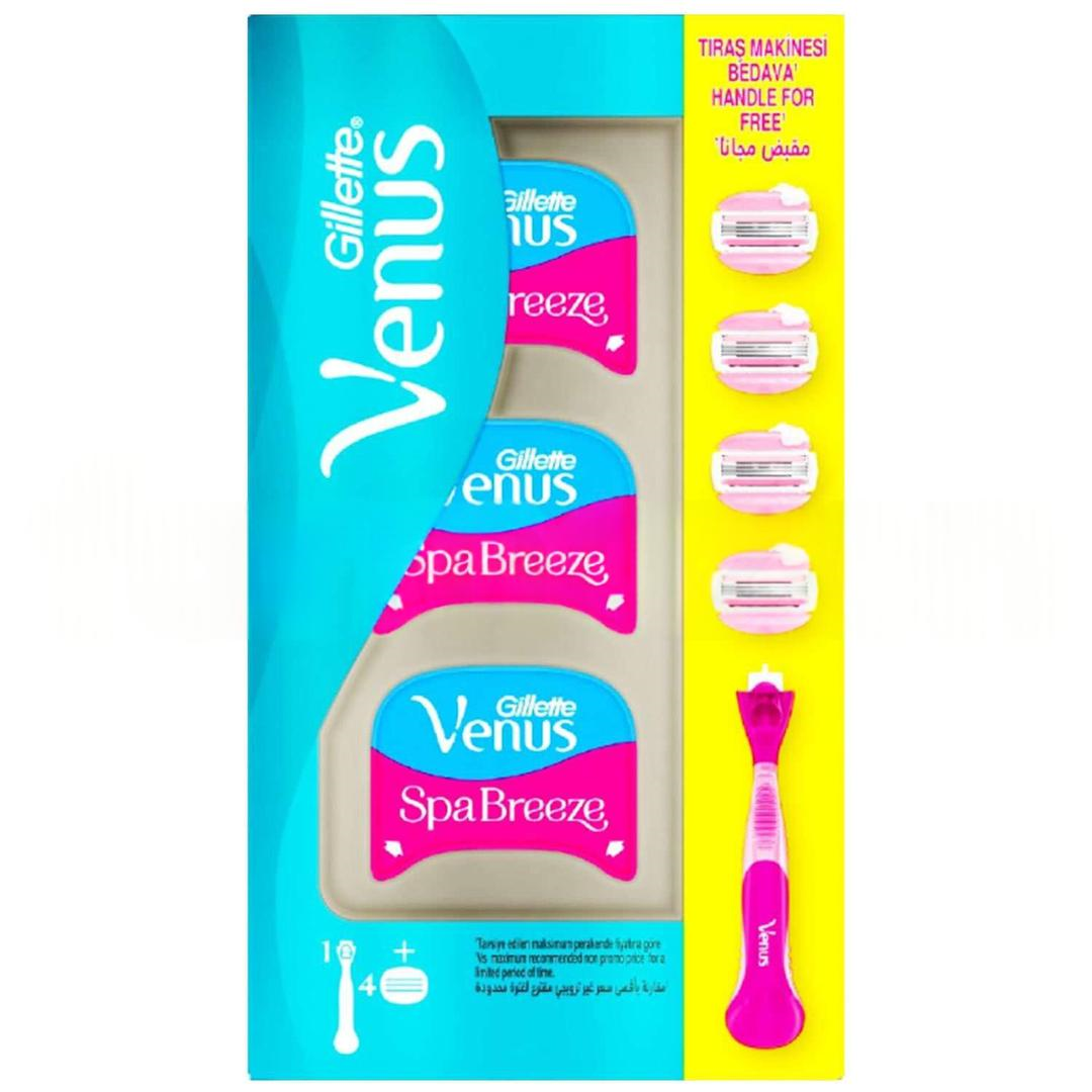 Gillette Venus Breeze + Yedek Başlık 4'lü