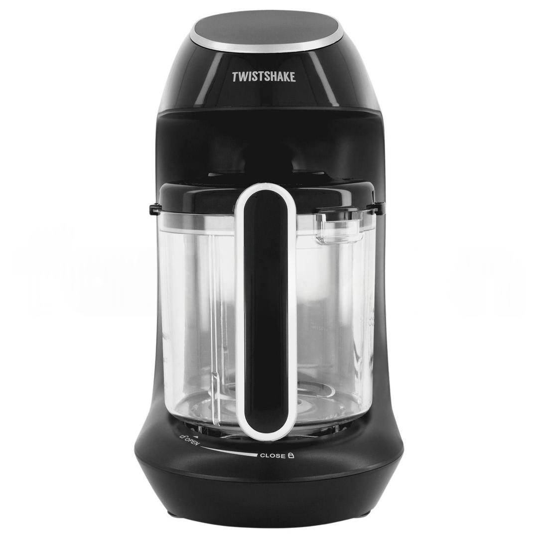 Twistshake V2 Buharlı Pişirme Karıştırma Isıtma Sterilizasyon Mama Hazırlayıcı Siyah 6'sı 1 Arada
