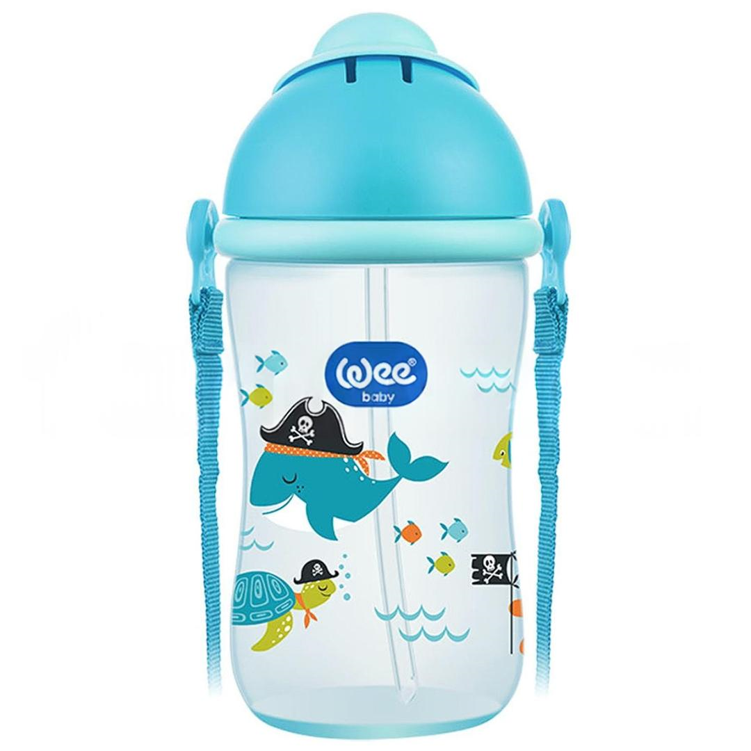 Wee Baby 171 Pipetli Bardak 380 ml - Mavi