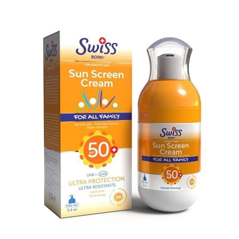 Swiss Bork Leke Karşıtı Spf50 + Güneş Koruyucu Krem 100 ml