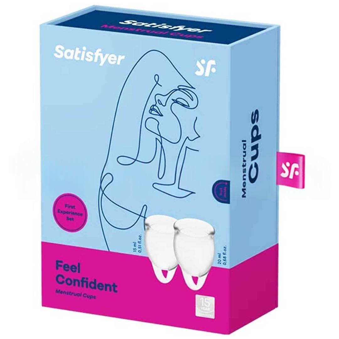 Satisfyer Feel Confident Menstrual Cup Transparent
