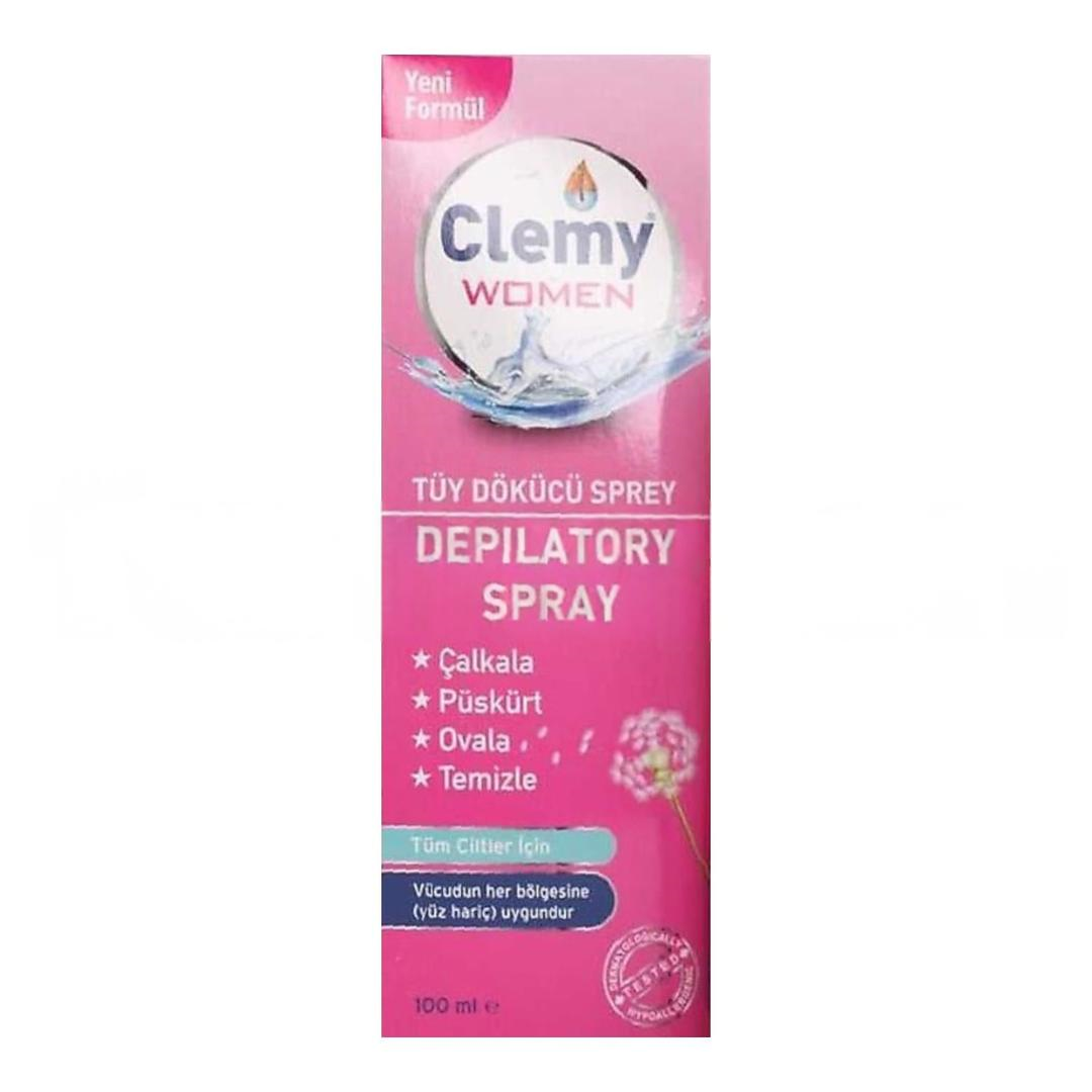 Clemy Kadın Tüy Dökücü Sprey Hassas 100 ml