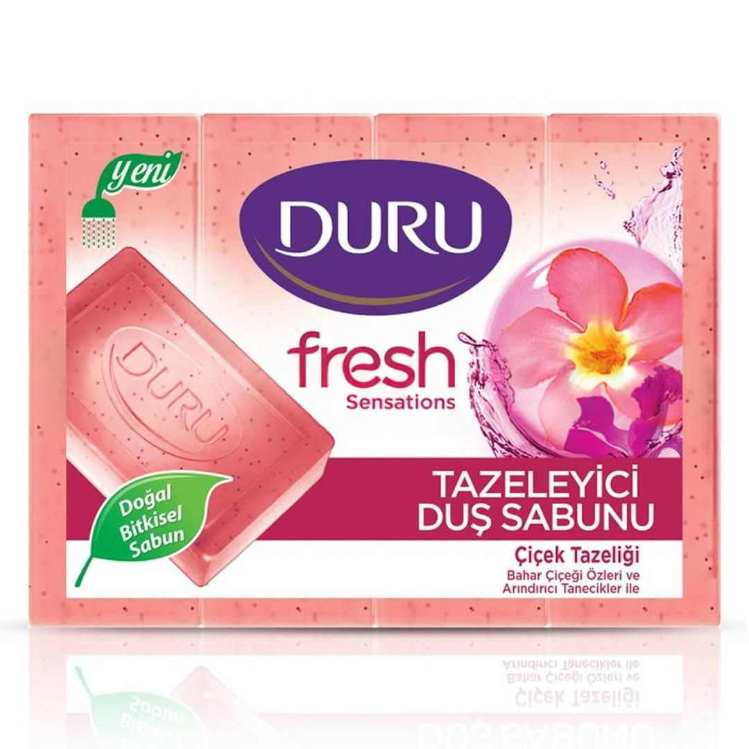 Duru Sabun Duş Fresh Çiçek Tazeliği 4 x 150 gr
