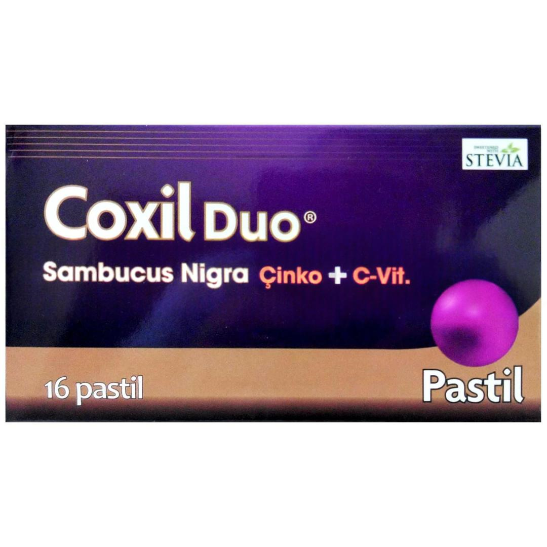 Coxil Duo Sambucus Nigra Çinko + C Vitamini 16 Pastil