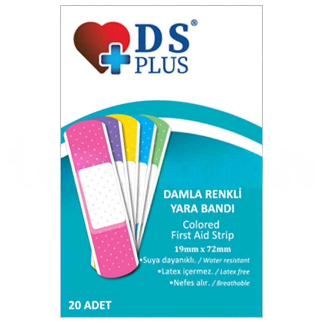 Ds Plus Yara Bandı Renkli 20'li