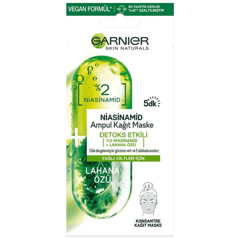 Garnier Niacinamide Detoks Etkili Ampul Kağıt Maske 15 gr