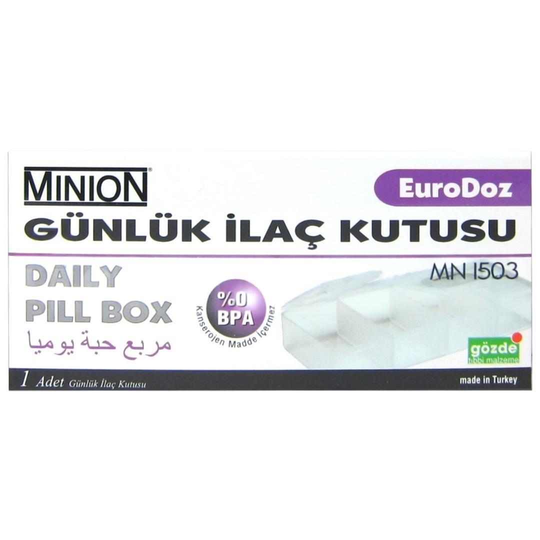 Minion Eurodoz Günlük İlaç Kutusu
