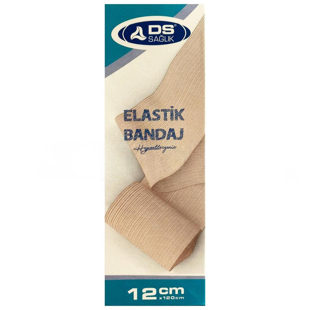 Damla Sağlık Elastik Bandaj Metal Kopçalı 12x120 cm