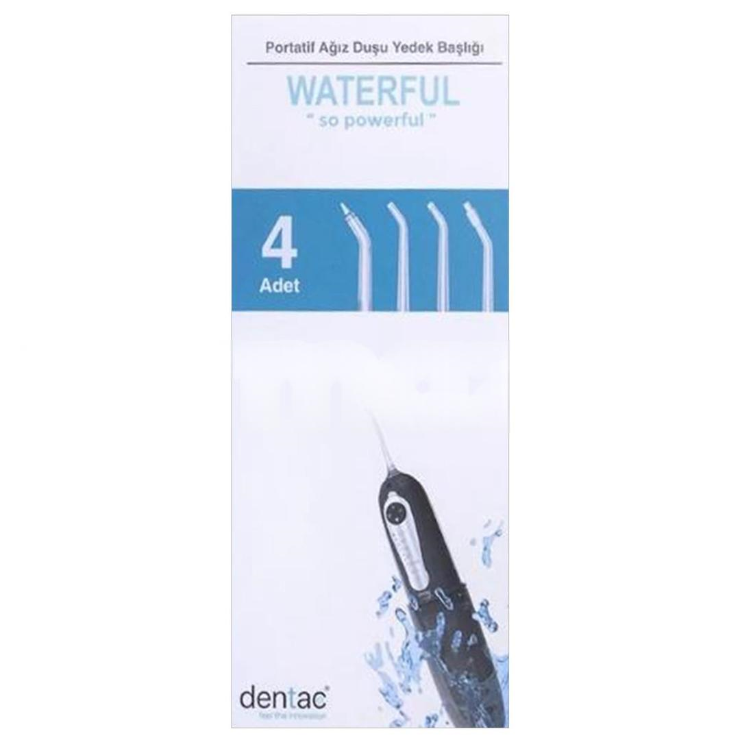 Dentac Waterfull Portatif Ağız Temizleme Duşu 4 Adet Yedek Uç