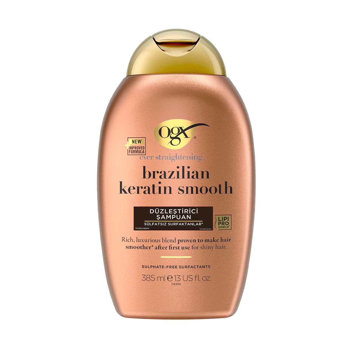 OGX Brazilian Keratin Smooth 385 ml Düzleştirici Şampuan