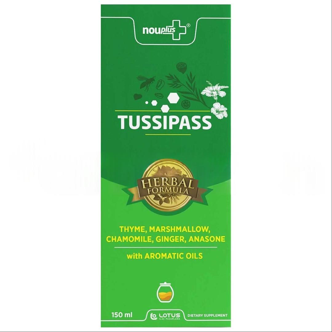 Nouplus Tussipass Öksürük Şurubu 150 ml