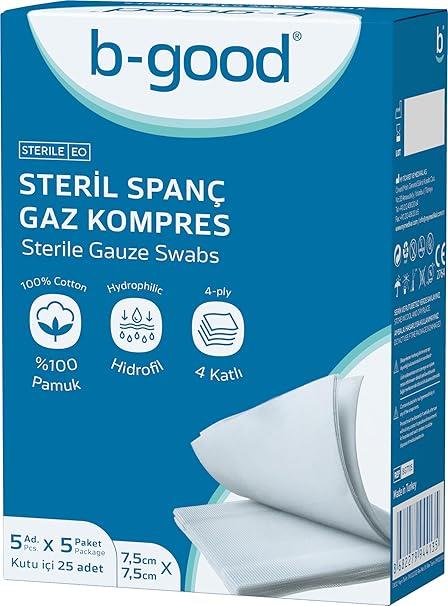 BGOOD EMICI GAZKOPRES 7,5CM 7,5CM 25 LI