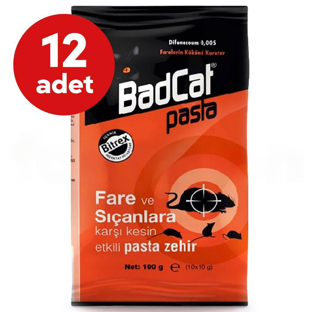Badcat Pasta Fare Zehiri 100 gr - 12 Adet