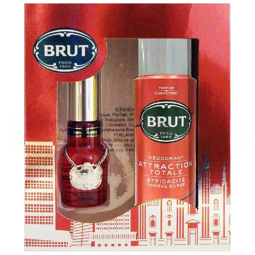 Brut Set Madalyon 30 ml + Attraction Sprey Deodorant 200 ml