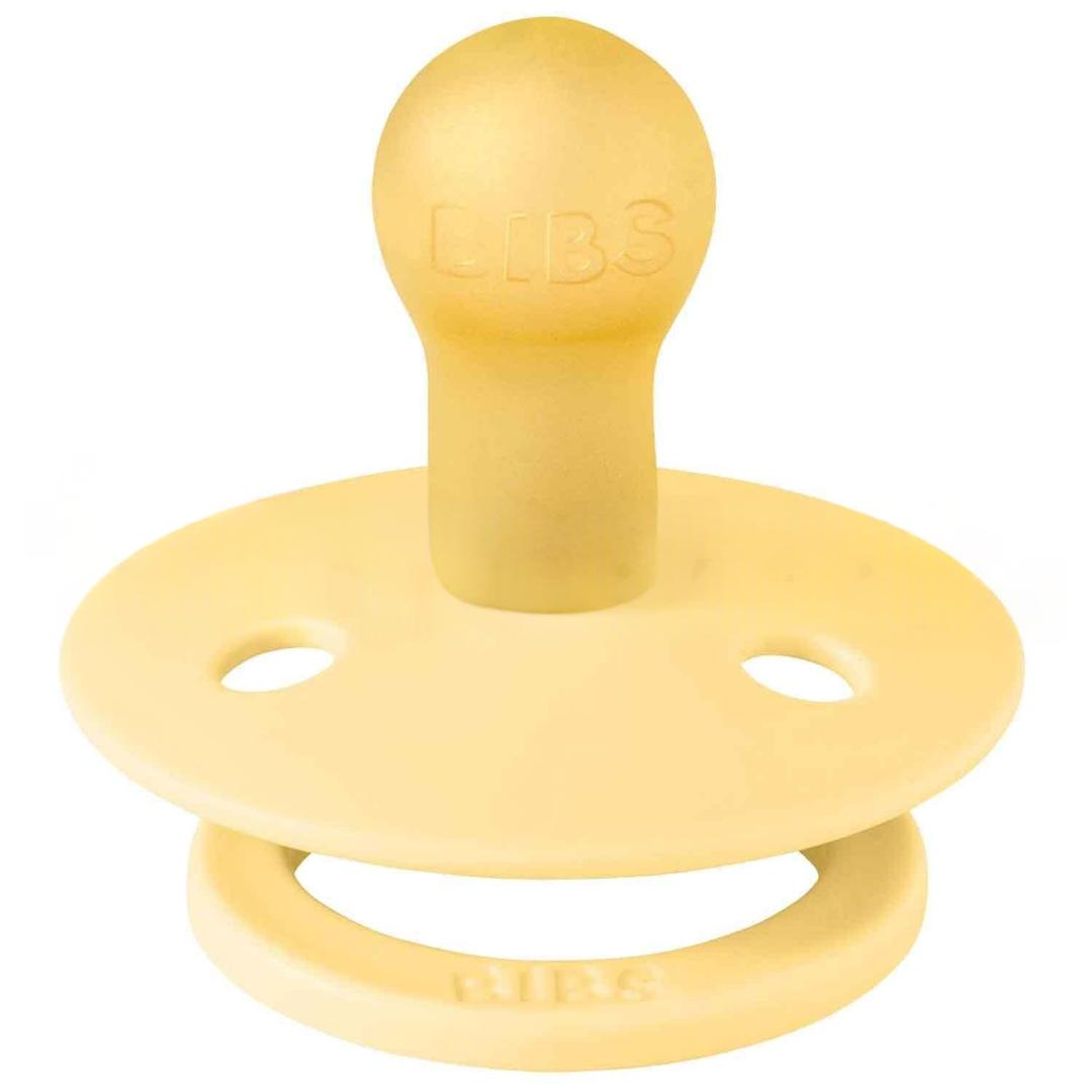 Bibs Colour Kauçuk Emzik - Pale Butter 0-6 Ay