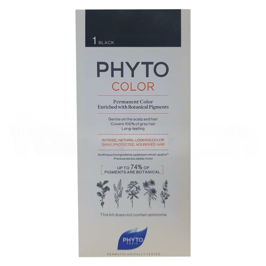 Phyto Color Saç Boyası - Siyah 1 - Eski Ambalaj