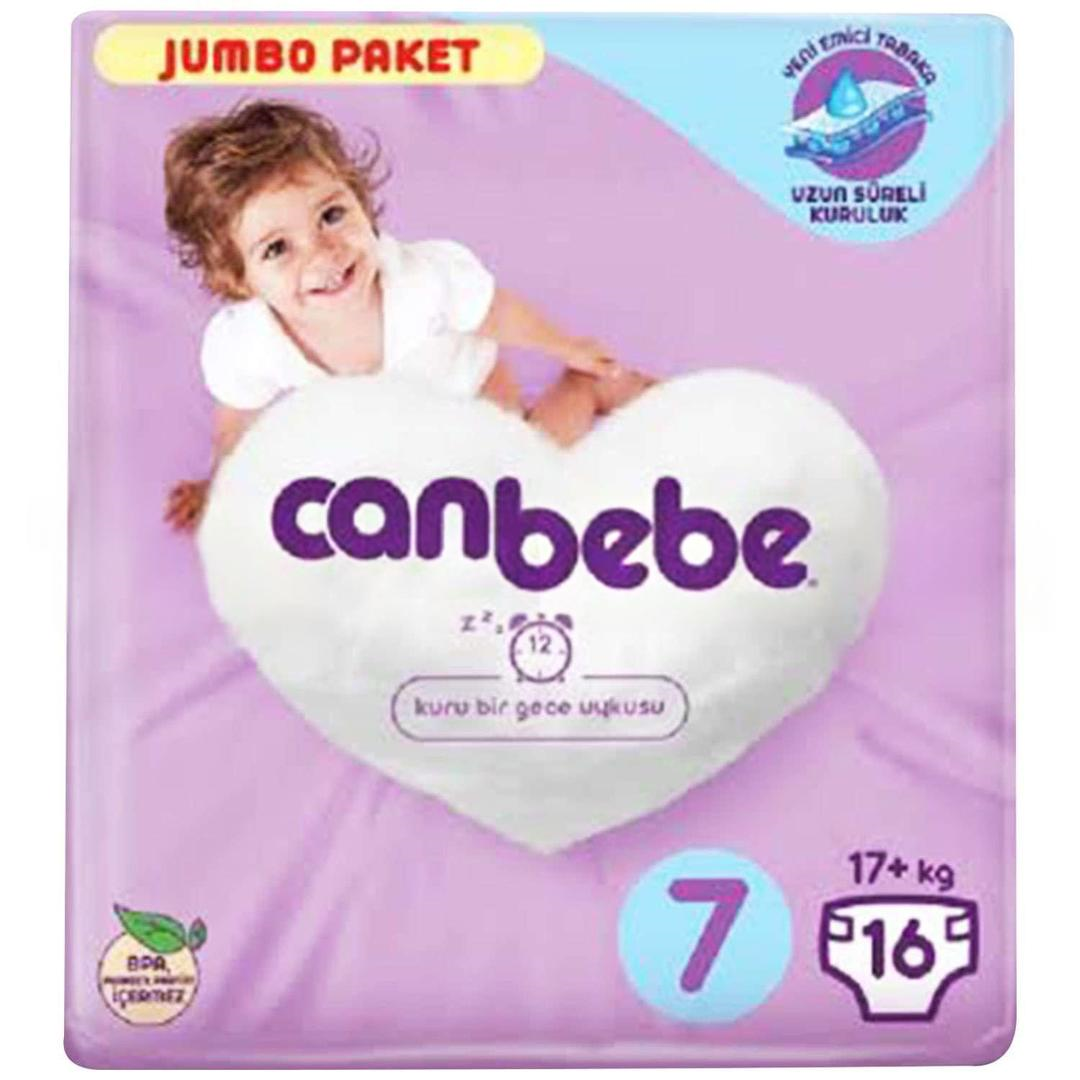 Canbebe Çocuk Bezi 7 Numara 16'lı