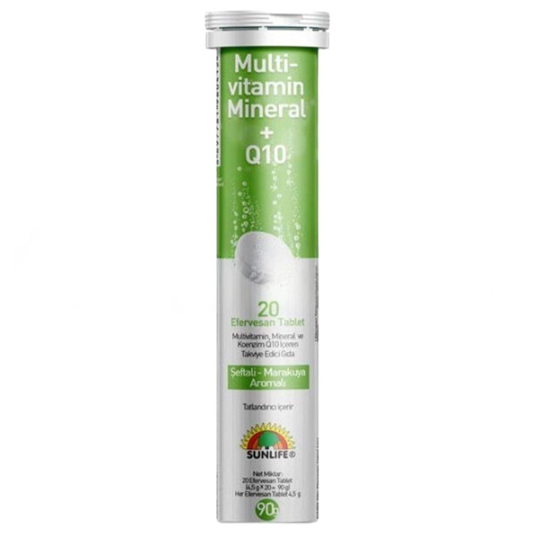 Sunlife Multivitamin Mineral Q10 20 Efervesan Tablet