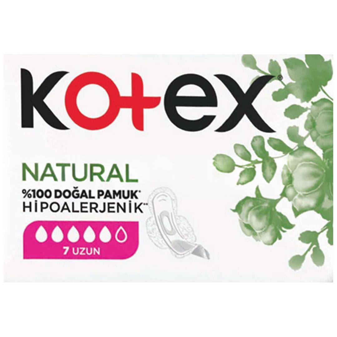 Kotex Natural Uzun 7'li