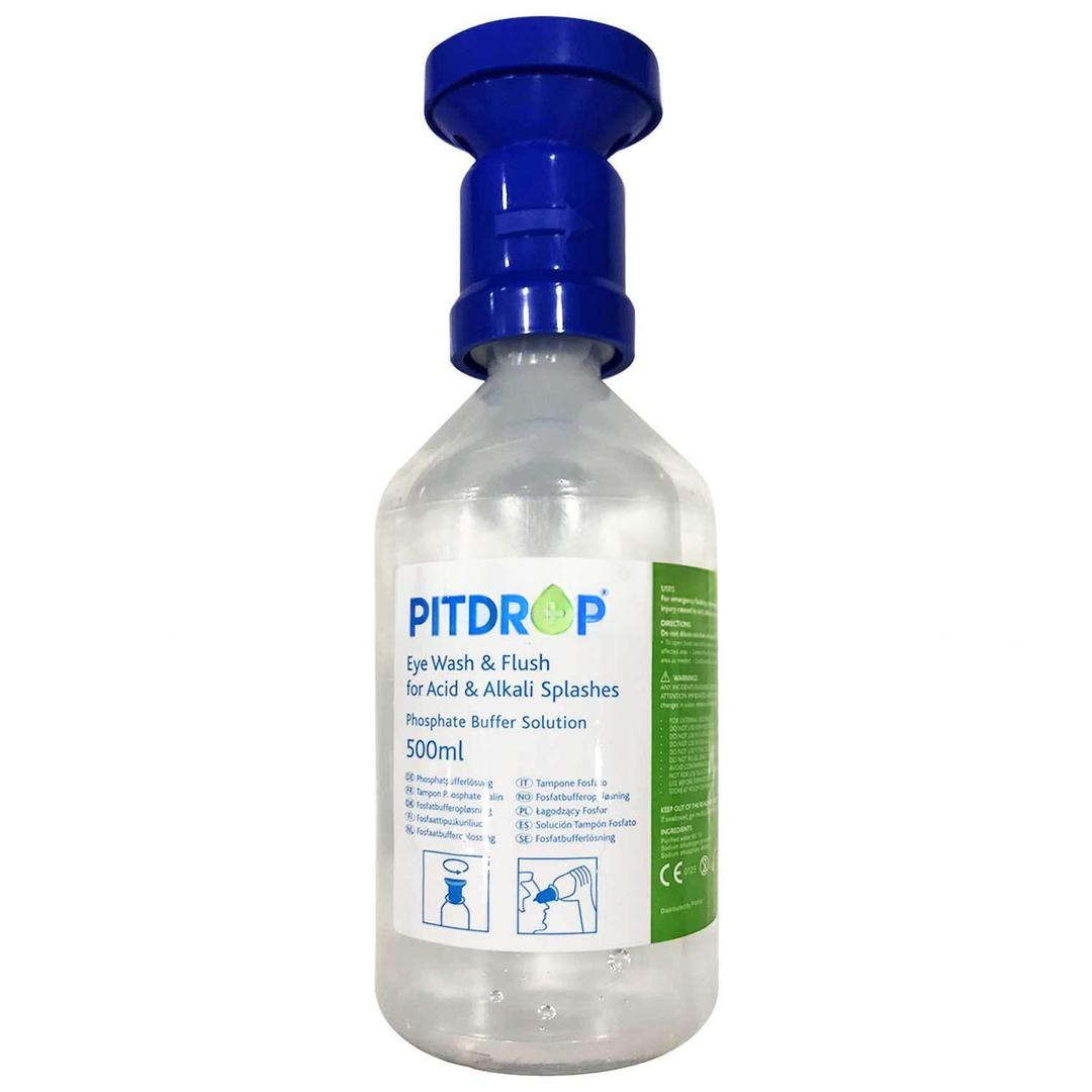 Pitdrop Mavi Kapak Kimyasal İçin Göz Duşu 500 ml