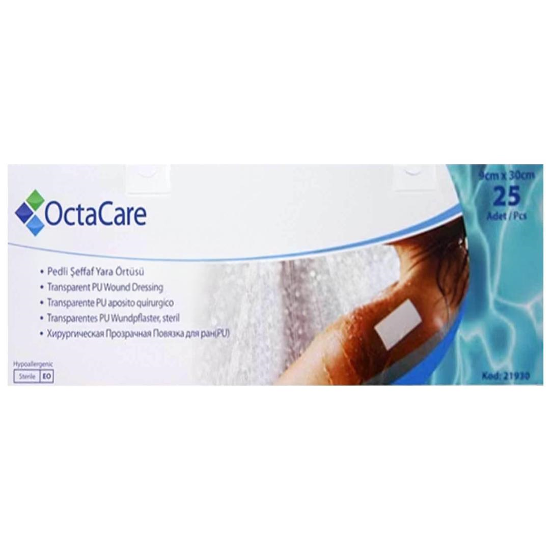 Octacare Şeffaf PU Film Yara Örtüsü 9 x 30 cm - 25 Adet