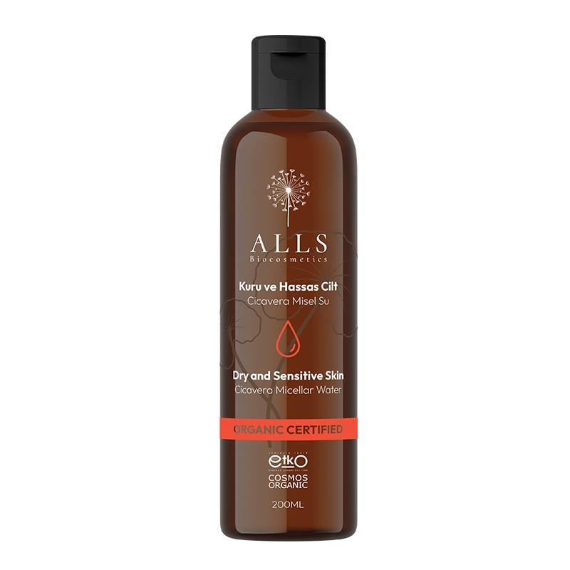 Alls Biocosmetics Organik CicaVera Prebiyotik Misel Su 200 ml