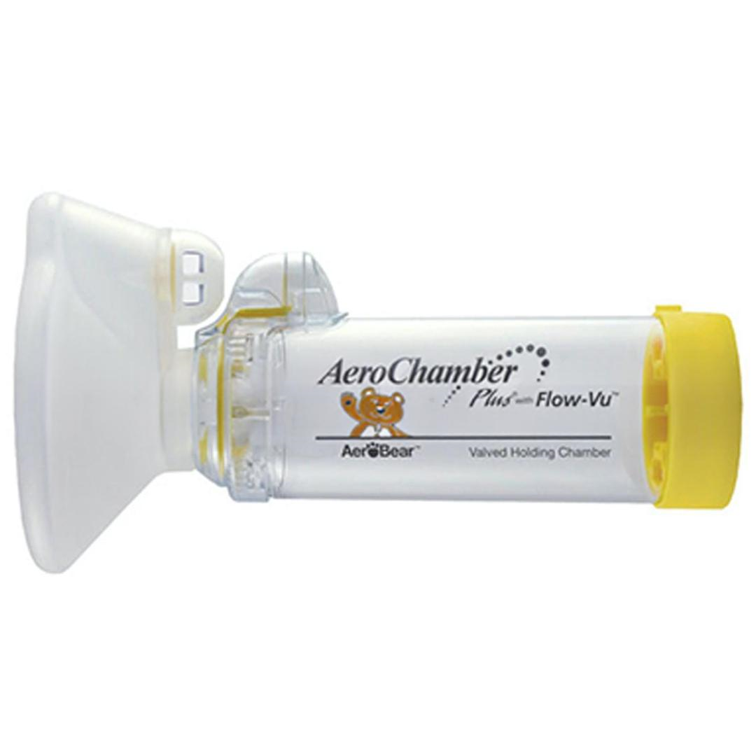 AeroChamber Plus Flow - Vu Sarı 1-5 Yaş