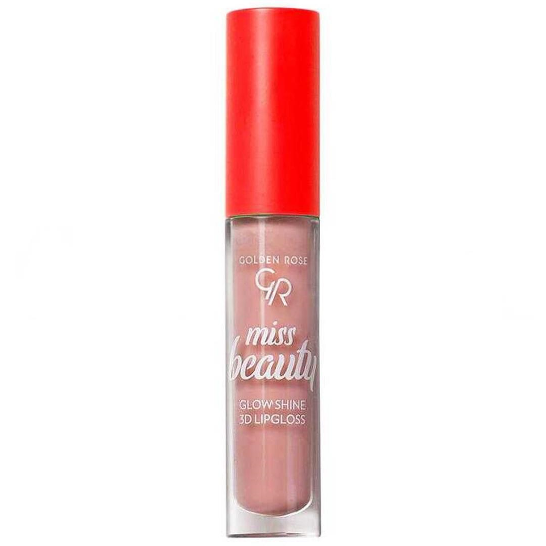 Golden Rose Miss Beauty Glow Shine 3D Lipgloss - 01 Nude Chic
