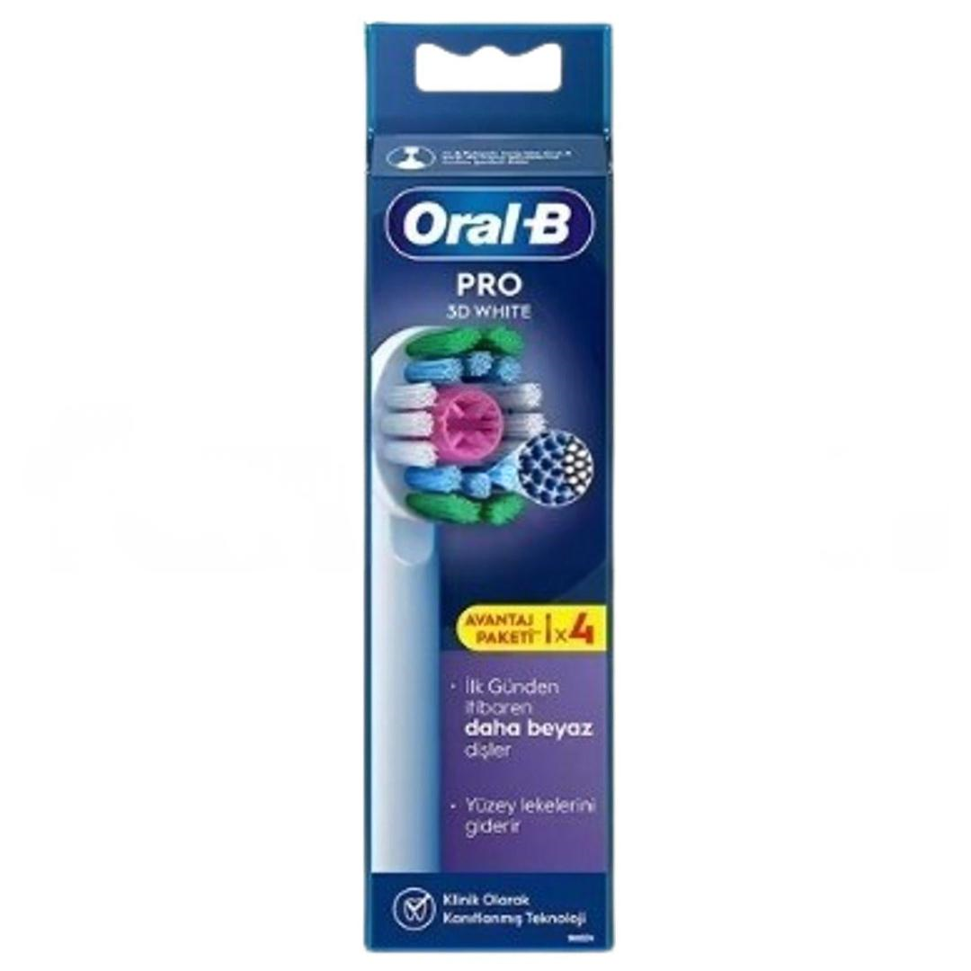 Oral-B Pro 3D White Yedek 4'lü