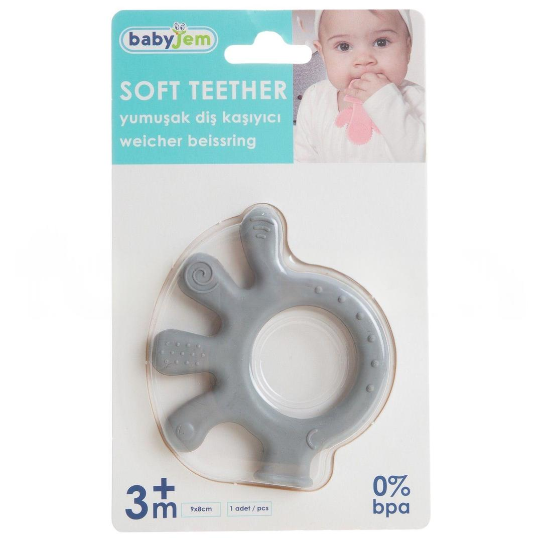 Babyjem Ahtopot Diş Kaşıyıcı Gri
