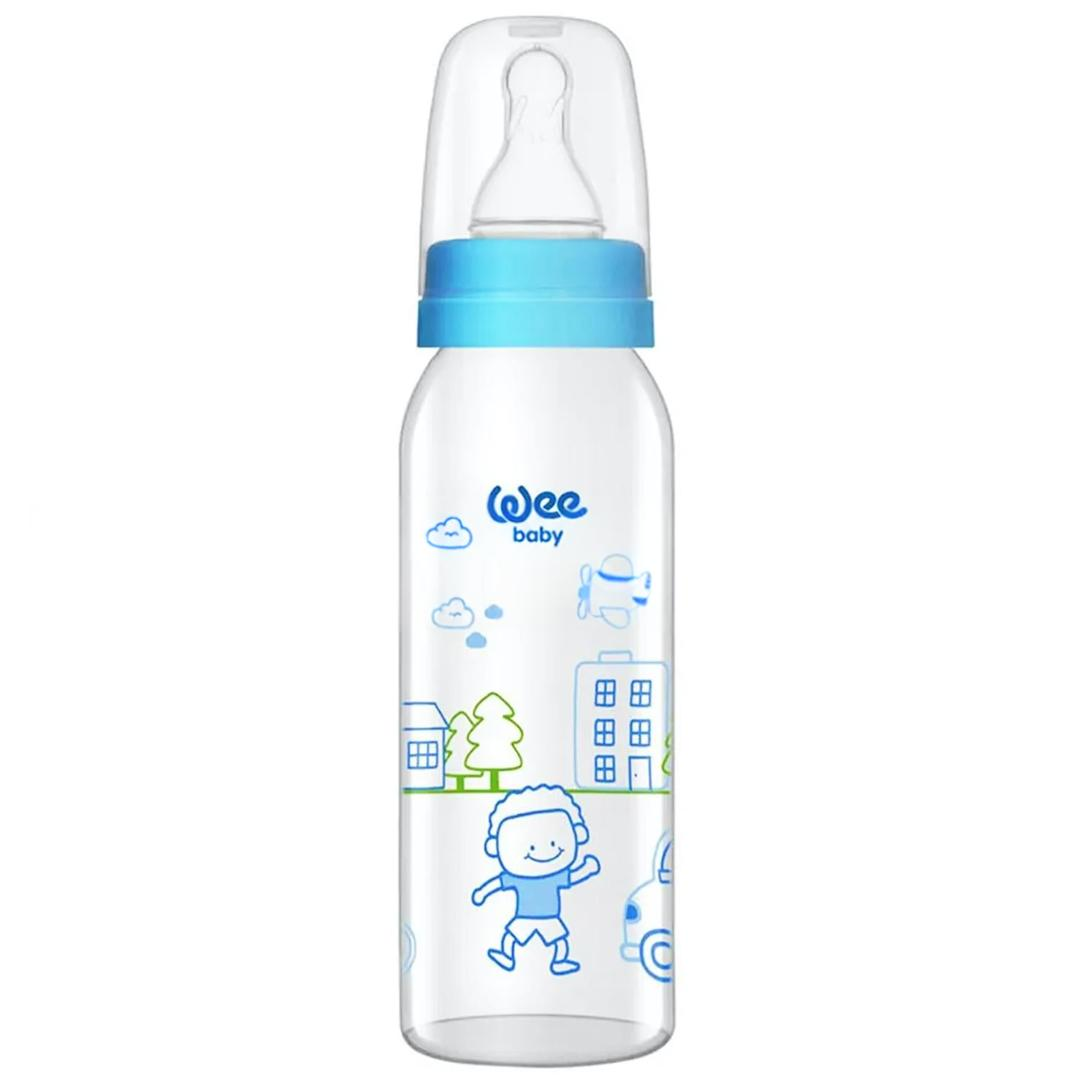 Wee Baby 876 Cam Biberon 250 ml - Mavi