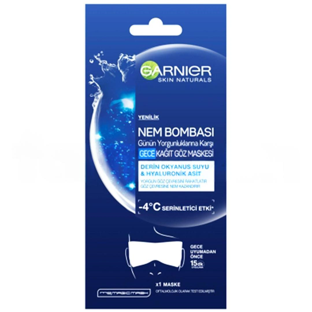 Garnier Skin Natural Nem Bombası Derin Okyanus Suyu & Hyaluronik Asit Göz Maskesi