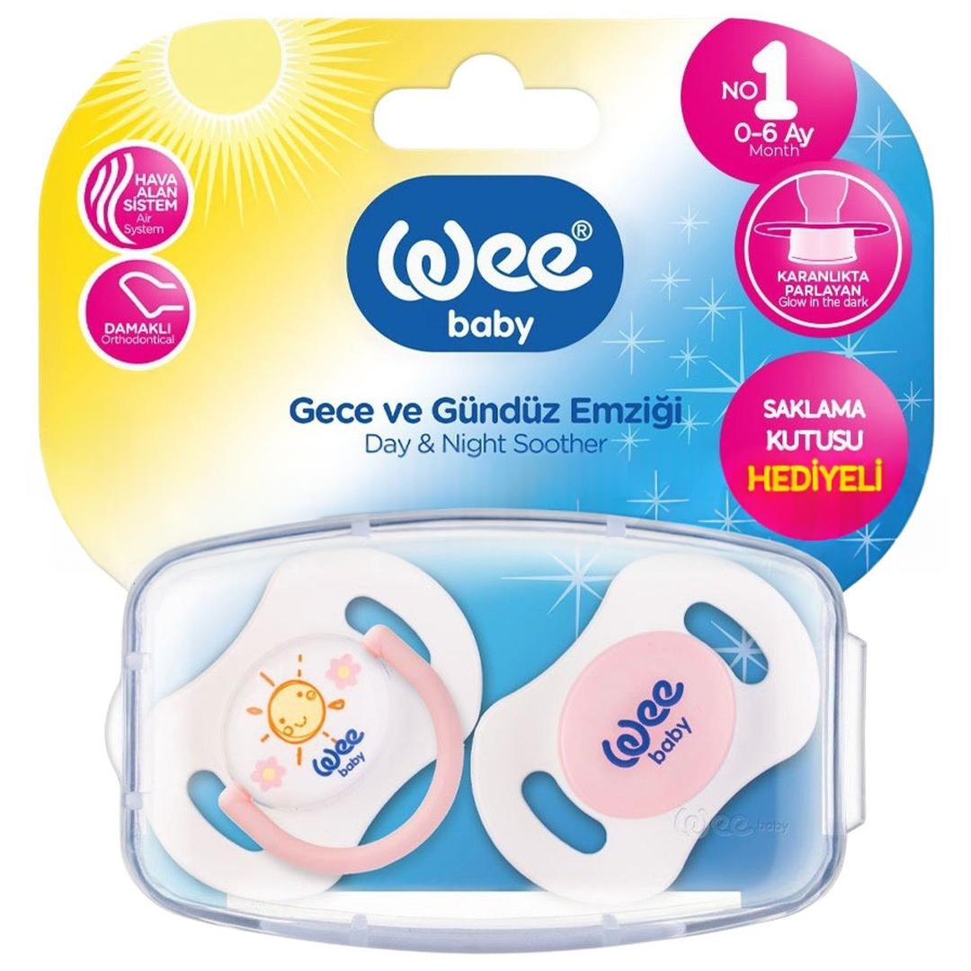 Wee Baby 152 Gece & Gündüz Emzik No: 1 2'li - Pembe