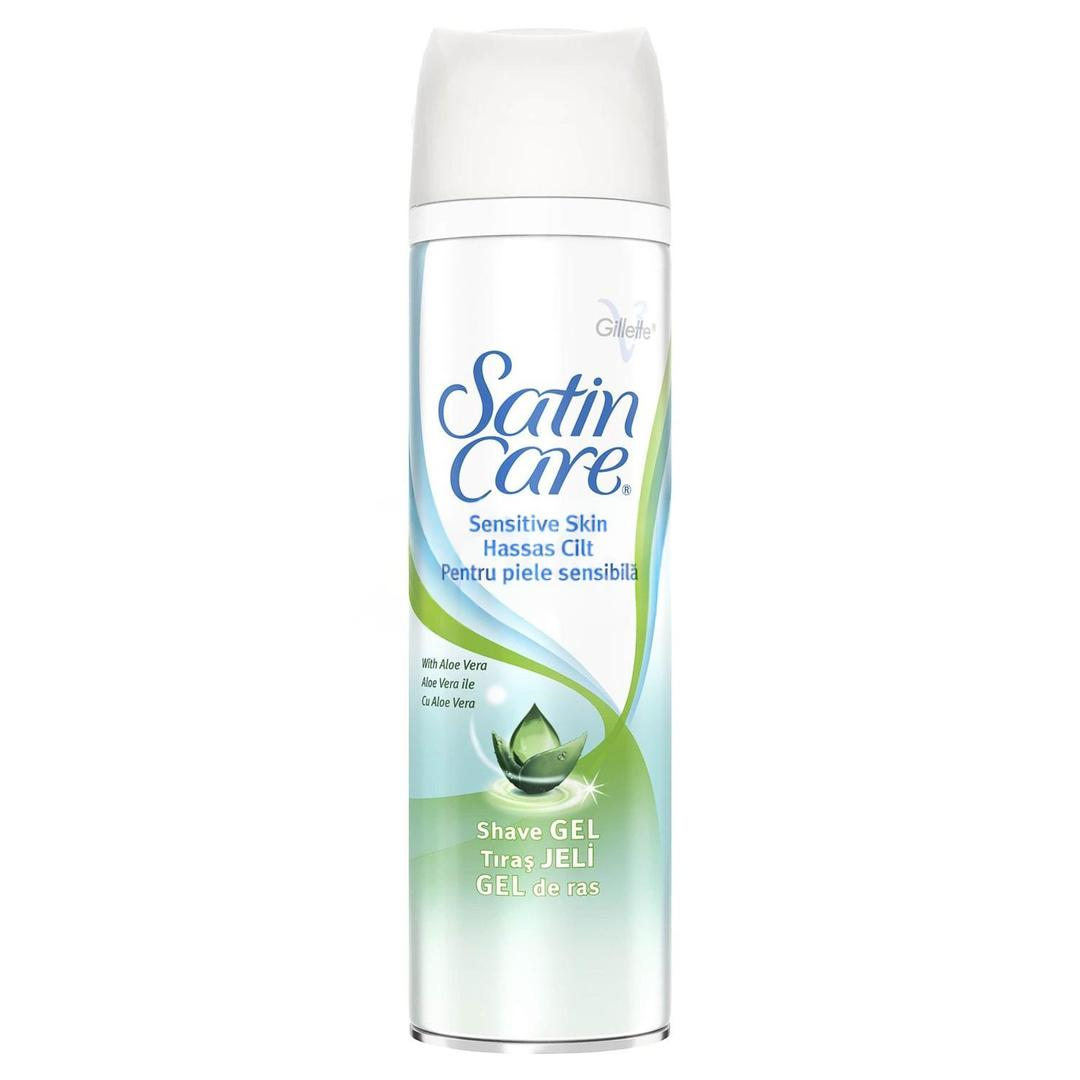 Gillette Satin Care Tıraş Jeli Hassas Cilter İçin 200 ml - Eski Ambalaj