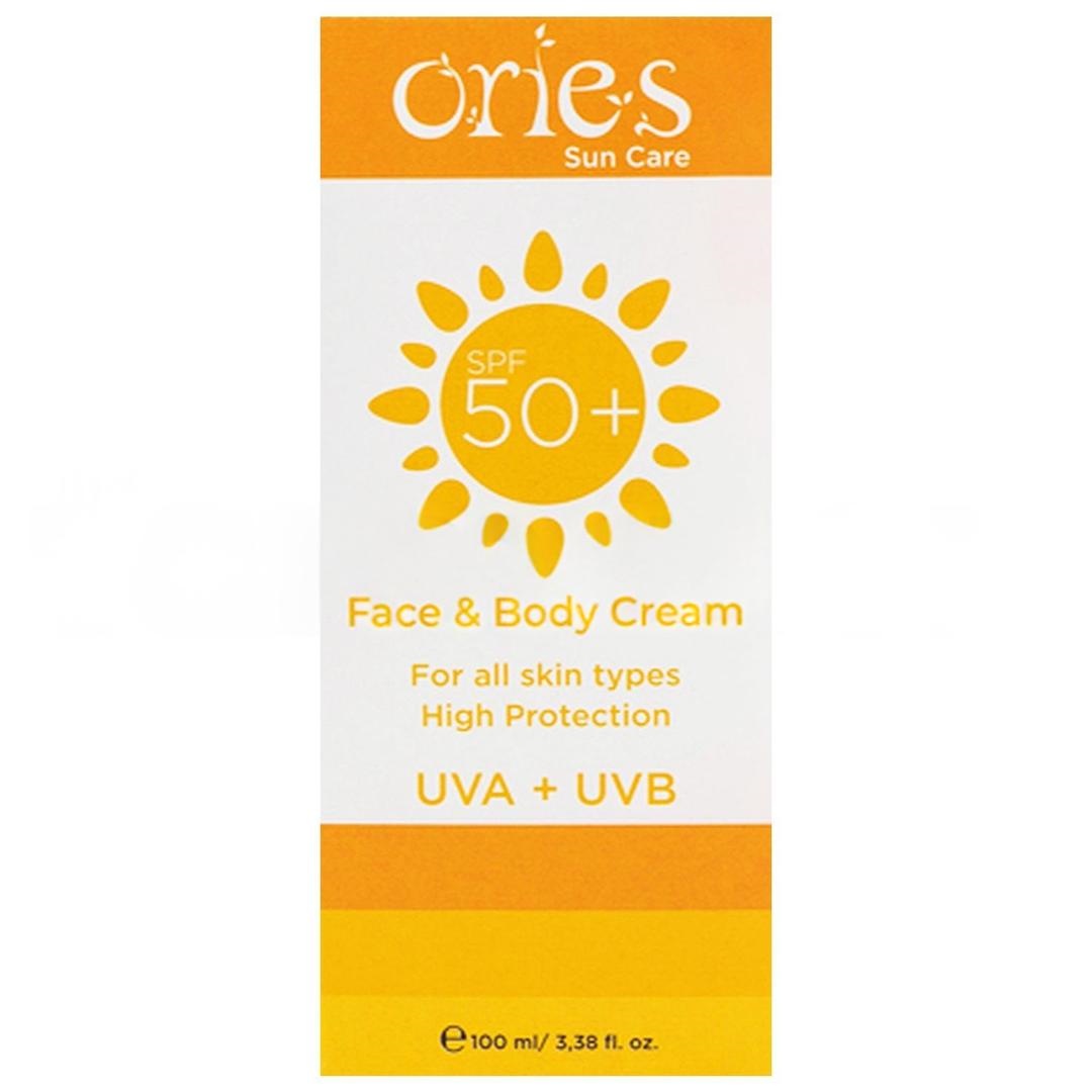 Ories Güneş Kremi Yüz & Vücut Güneş Kremi SPF50+ 100 ml