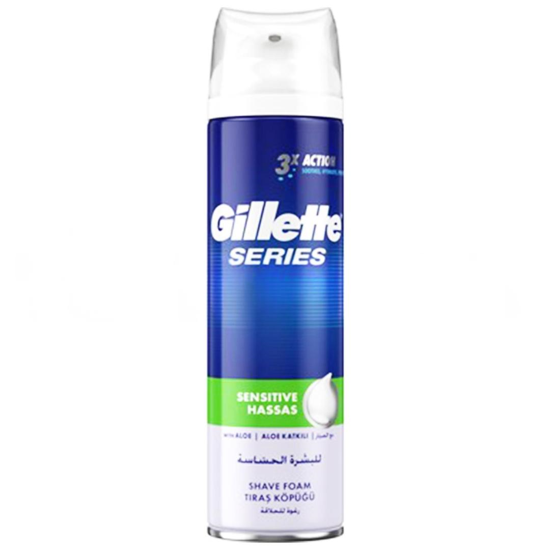 Gillette Series Sensitive Hassas Tıraş Köpüğü 200 + 50 ml